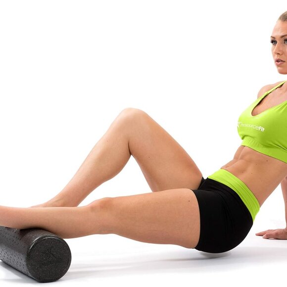 High Density Foam Rollers 12 - inches Long, Firm Full Body Athletic Massage Tool - Picture 4 of 7